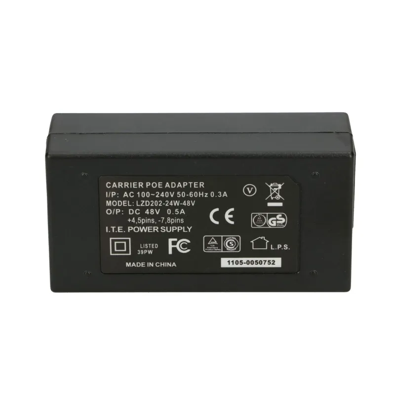 Alimentatore PoE Extralink POE-48-24W, 48V, 0,5A, 24W, cavo incluso - Immagine 3