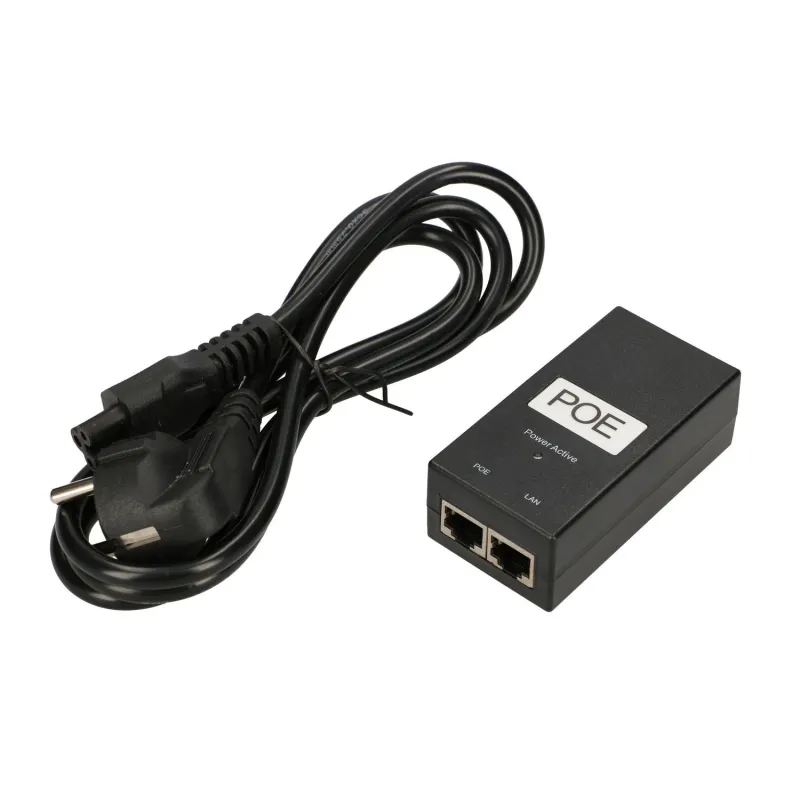 Extralink POE-48-24W-G Power Supply, 48V, 0.5A, 24W, Gigabit, Cable Included 802.3af/at - Image 3