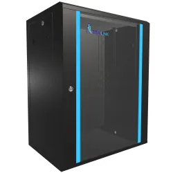 Armario rack Extralink 15U 600x450 Negro, Montado en la...