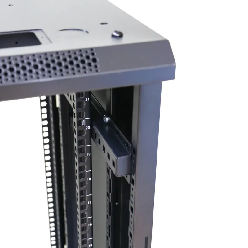 Extralink 22U 600x800 Black Rack Cabinet - Image 10