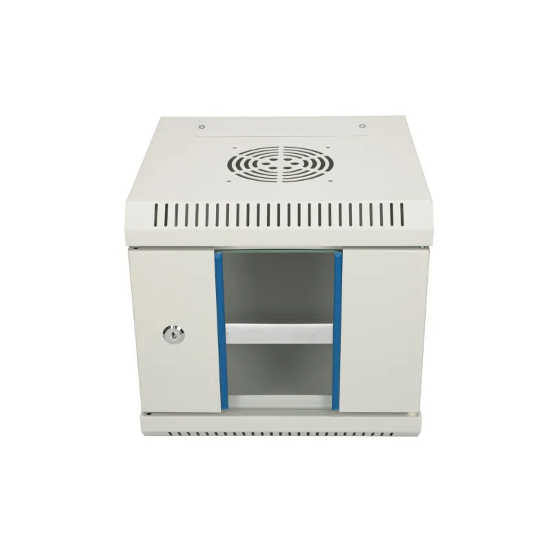Extralink 4U 10" Szara | Szafa rack | montowana na ścianie - Zdjęcie 6