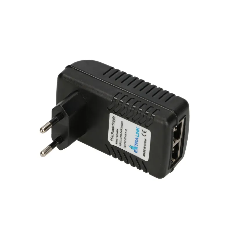 Napájecí adaptér PoE Extralink POE-12-12W, 12V, 1A, 12W, Zástrčka pro Elektrickou Zásuvku - Obrázek 2