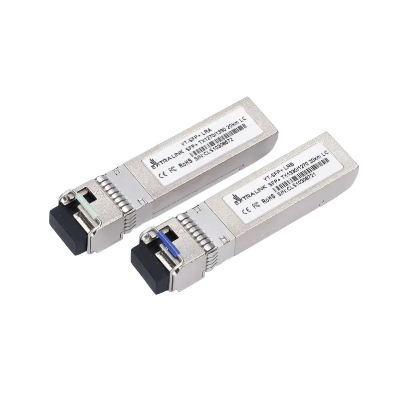 Extralink SFP+ 10G | Moduł SFP+ WDM | 10Gbps 1270/1330nm, single mode, 20km, LC, DOM, para, dedykowany dla HP/ARUBA - Zdjęcie 2
