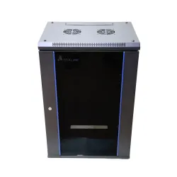 Раковина Extralink 18U 600x600 Черный настенный шкаф - Изображение 2