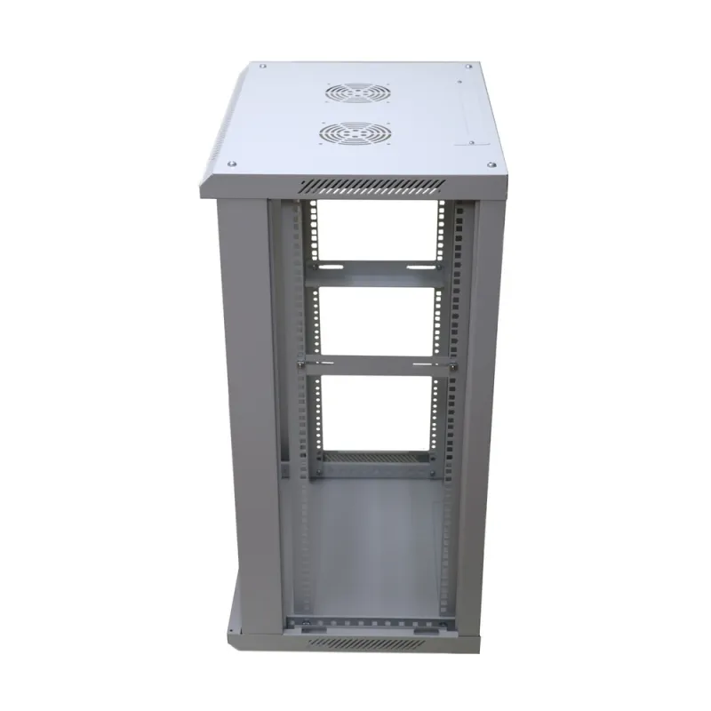 Extralink 18U Nástěnný Rack Skříň 600x600 Šedá - Obrázek 5
