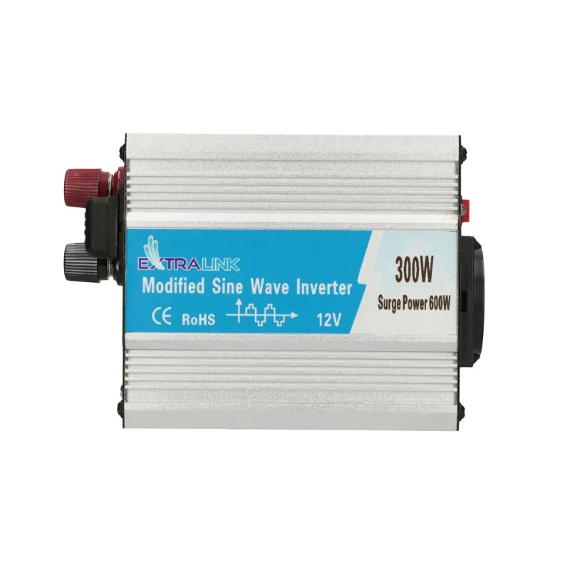 Convertitore di Tensione Extralink OPIM-300W, Inverter per Auto 12V, 300W Seno Modificato - Immagine 4