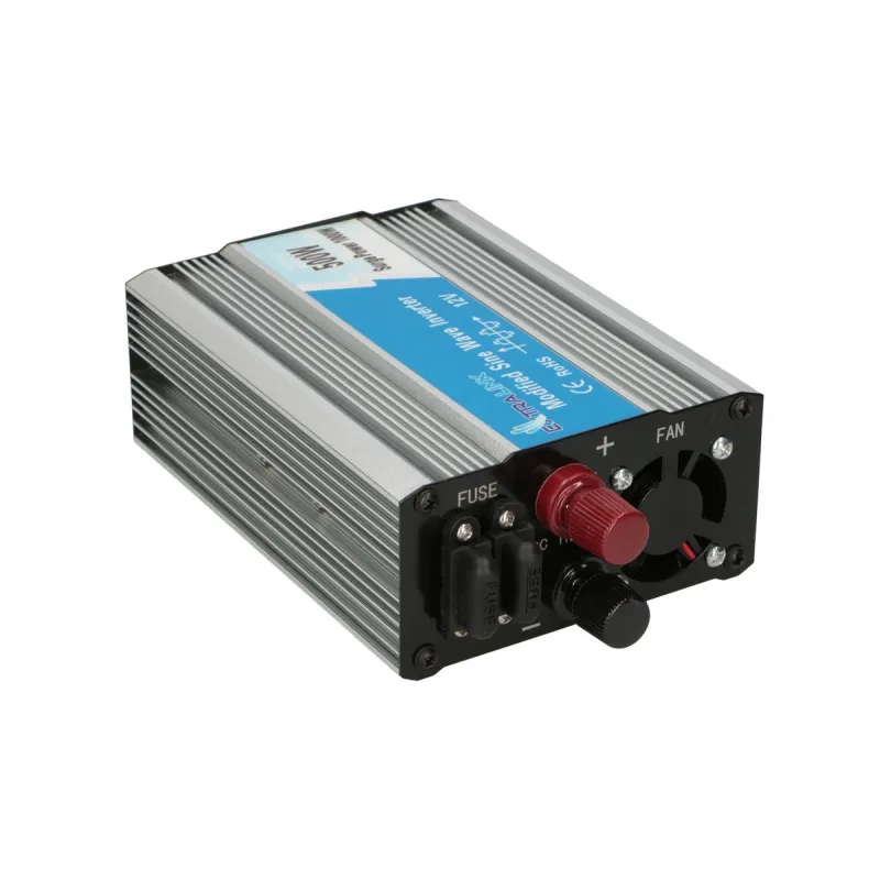 Extralink OPIM-500W | Przetwornica napięcia | samochodowa 12V, 500W modyfikowany sinus, USB-A, USB Typ C - Zdjęcie 2