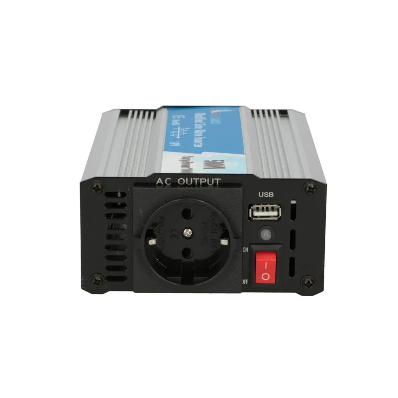Extralink OPIM-500W | Przetwornica napięcia | samochodowa 12V, 500W modyfikowany sinus, USB-A, USB Typ C - Zdjęcie 6