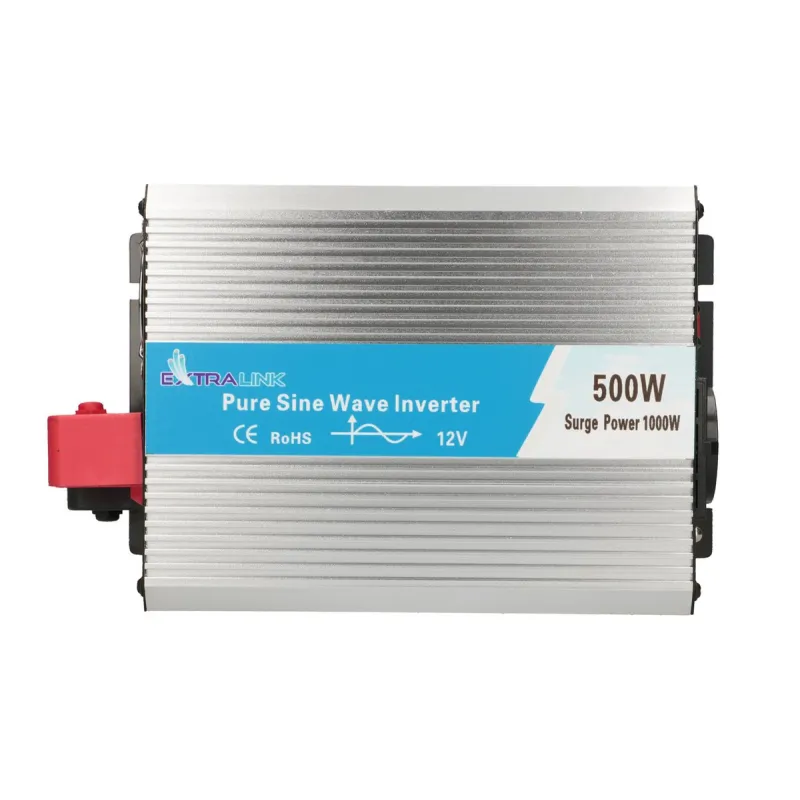 Автомобильный инвертор Extralink OPIP-500W, 12V, 500W чистый синус - Изображение 4
