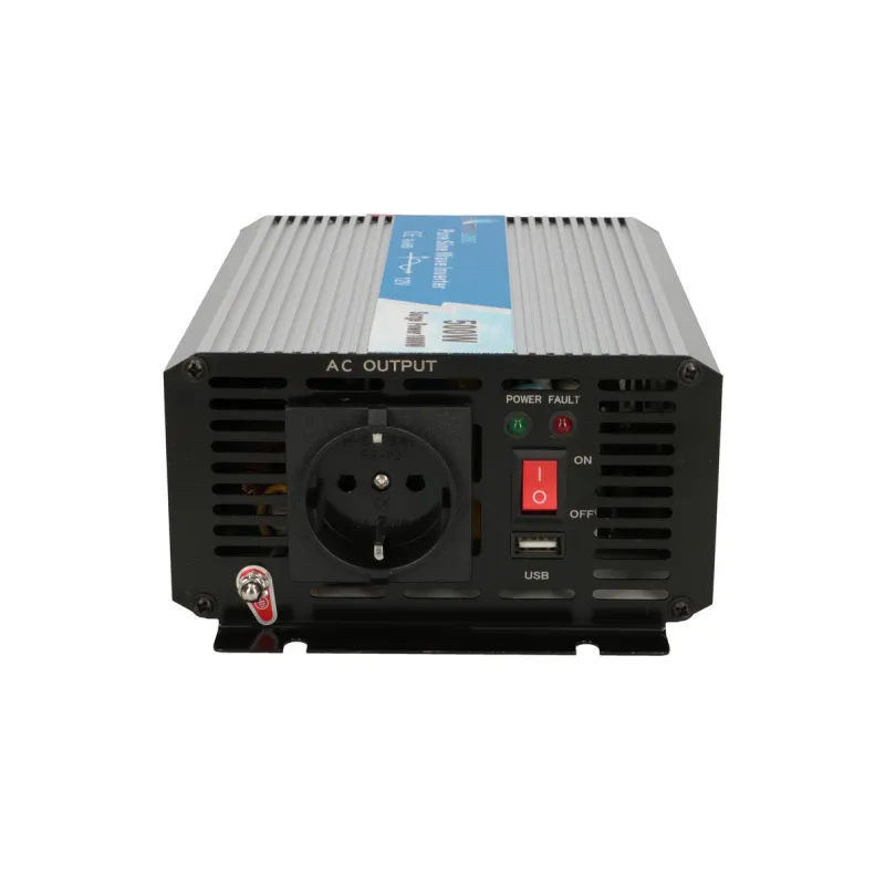 Автомобильный инвертор Extralink OPIP-500W, 12V, 500W чистый синус - Изображение 6