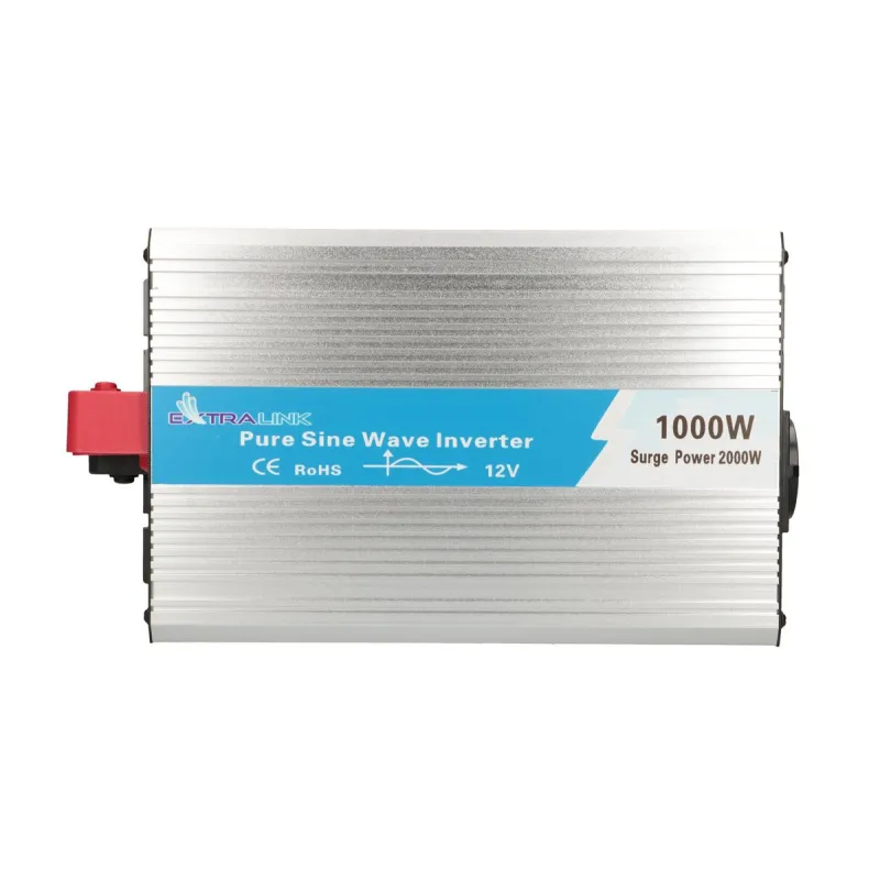 Extralink OPIP-1000W Gerilim Dönüştürücü, 12V - 230W, 1000W, Saf Sinüs - Görsel 4