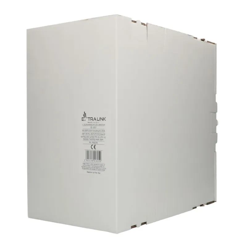 Сетевой кабель Extralink CAT5E FTP (F/UTP) Внутренний, 305M - Изображение 3