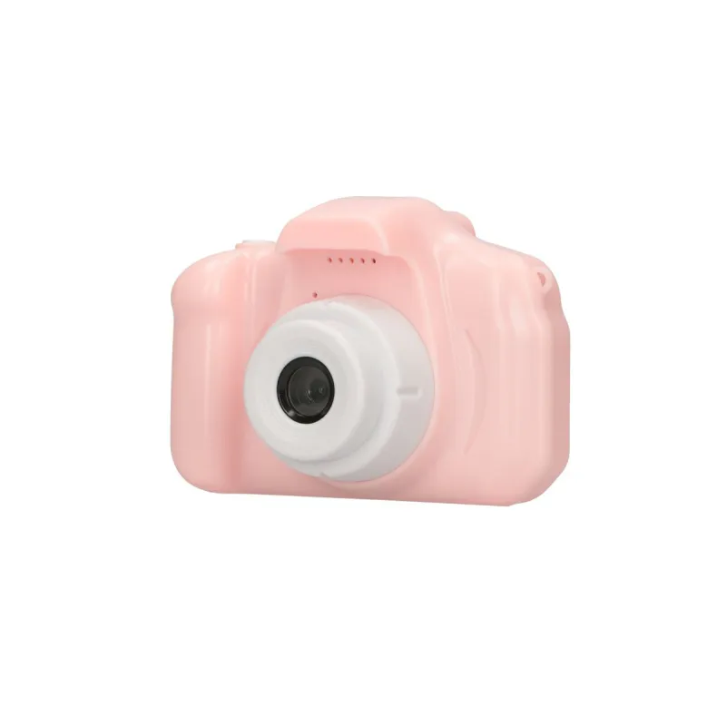 Extralink Kids Camera H20 Różowy | Aparat cyfrowy | 1080P 30fps, wyświetlacz 2.0" - Zdjęcie 2
