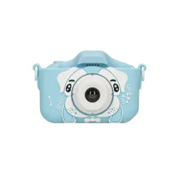 Extralink Kids Kamera H28 Dual Mavi, 1080P 30fps, 2.0" Ekran Dijital Kamera - Görsel 3
