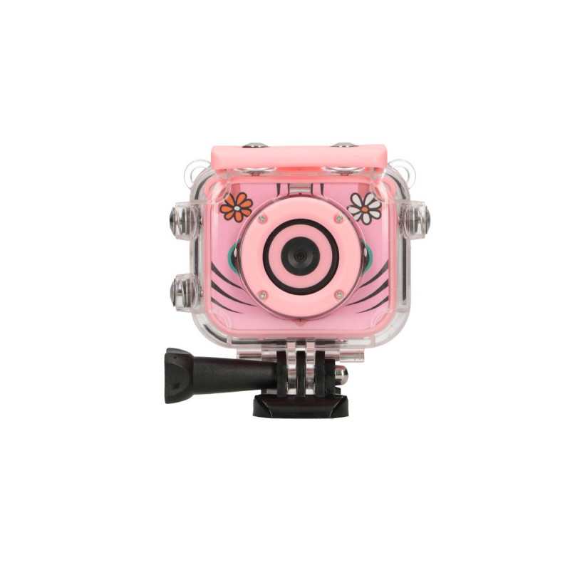 Câmara Extralink Kids H18 Rosa, 1080P 30fps, IP68, Tela de 2.0" - Imagem 3