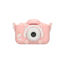 Câmera Digital Extralink Kids H27 Dual Rosa, 1080P 30fps, Tela de 2.0" - Imagem 3