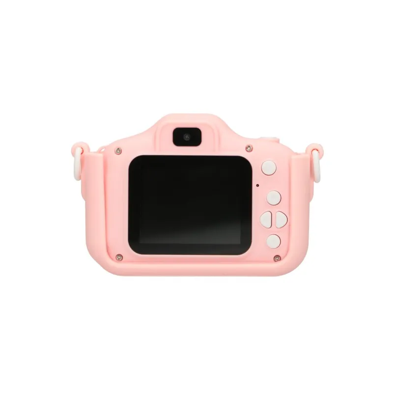 Extralink Kids Camera H28 Dual Pembe Dijital Kamera, 1080P 30fps, 2.0" Ekran - Görsel 4