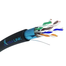 Extralink CAT5E FTP (F/UTP) Outdoor with gel | Twisted pair | 100M - Image 2