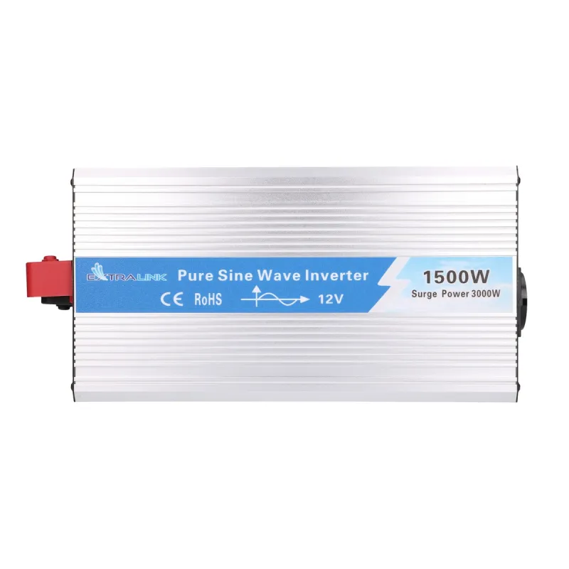Автомобильный инвертор Extralink OPIP-1500W 12V, 1500W чистый синус - Изображение 7