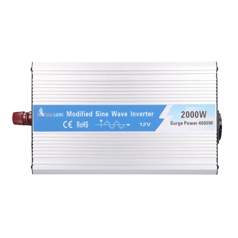 Inversor de Coche Extralink OPIM-2000W, 12V, 2000W de Onda Modificada - Imagen 7