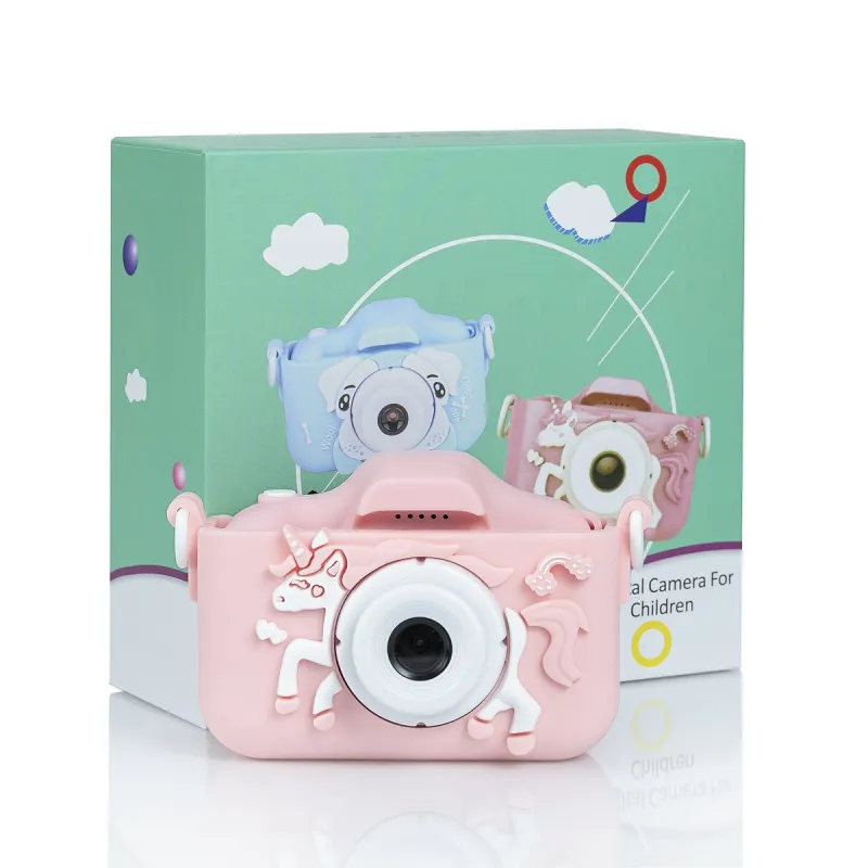 Extralink Kids Camera H29 Single Różowy | Aparat cyfrowy | 1080P 30fps, wyświetlacz 2.0" - Zdjęcie 6