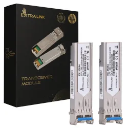 Модуль SFP Extralink SFP 1.25G в упаковке по 2 шт.,...