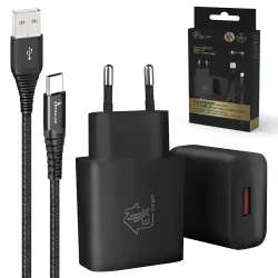 Extralink Smart Life | Sada USB typu A na typ C, 200 cm,...