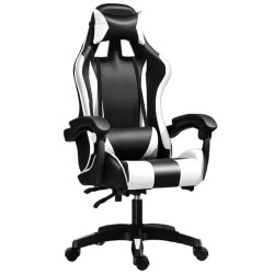 Extralink Gaming, silla gaming, de oficina, giratoria, tipo cubo, negro y blanco, G-526 - Imagen 2