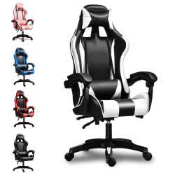 Extralink Gaming, silla gaming, de oficina, giratoria, tipo cubo, negro y blanco, G-526 - Imagen 3