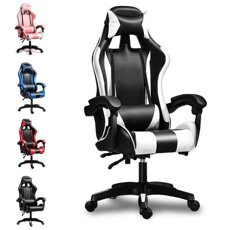 Extralink Gaming, silla gaming, de oficina, giratoria, tipo cubo, negro y blanco, G-526 - Imagen 3