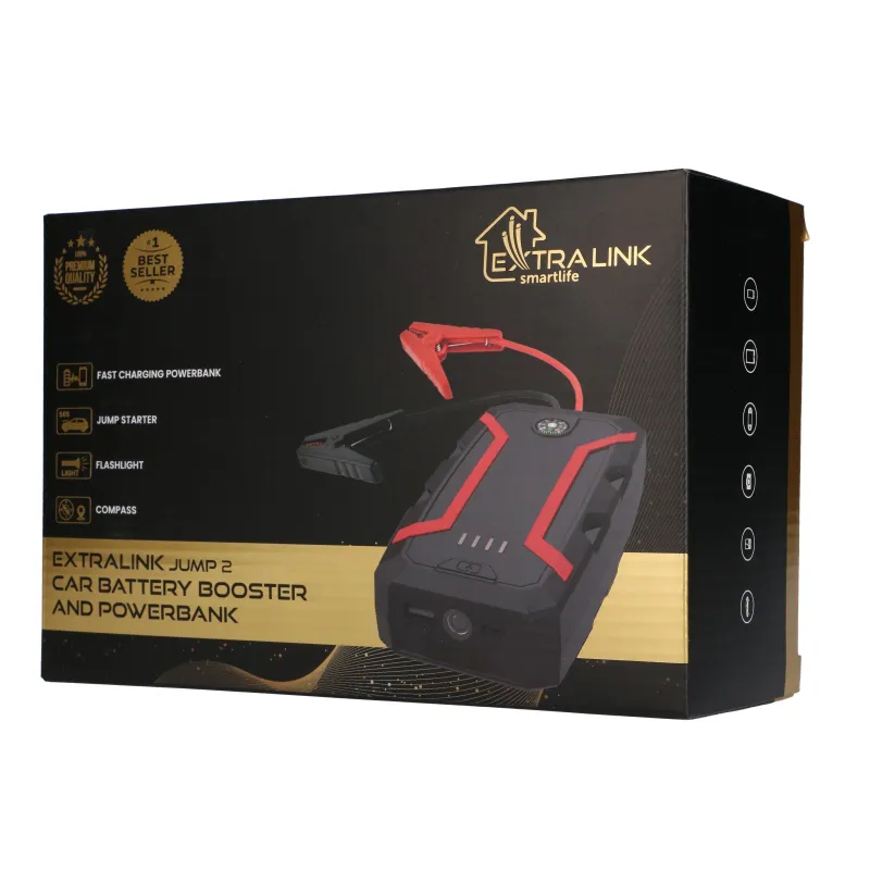 Extralink Jump 2 Jump Starter | Powerbank rozruchowy do odpalania samochodu | 22.2 Wh 14.8V, 600 A - Zdjęcie 9