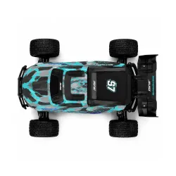 EXTRALINK RC SC10 carro controlado remotamente 1/10 brushless 4WD Extreme Truck azul - Imagem 5
