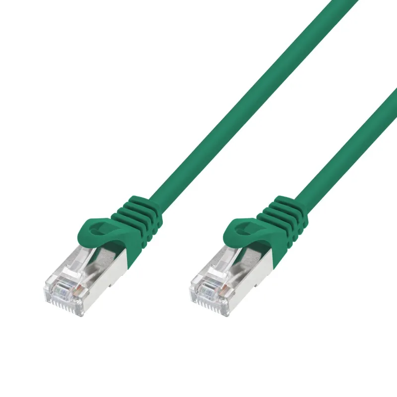 Патч-корд LAN Extralink Cat.7 S/FTP 3м 20G Зеленый, Медный Сетевой Кабель