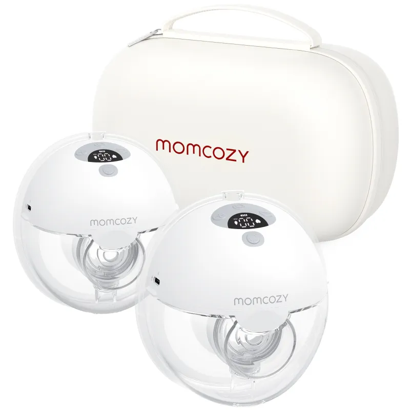 Bomba de Leite Momcozy M5 Dupla Cinza, 160ml