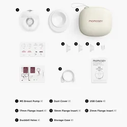Momcozy M5 Single Breast Pump Gray, 160ml - Image 6