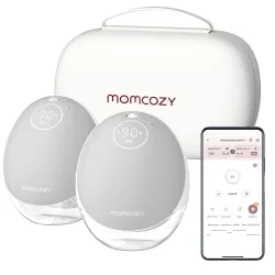 Tiralatte Momcozy M9 Doppio Grigio, 150ml