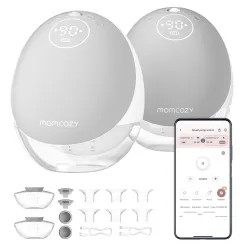 Momcozy M9 Podwójny szary | Laktator | 150ml - Zdjęcie 2
