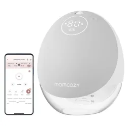 Bomba Elétrica de Leite Momcozy M9 Individual Cinza, 150ml - Imagem 2