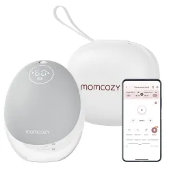 Elektrická odsávačka mléka Momcozy M9 Jednoduchá Šedá, 150ml - Obrázek 3