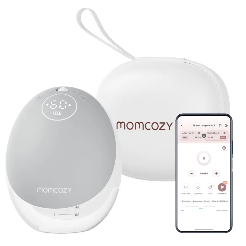 Momcozy M9 Pojedynczy szary | Laktator | 150ml - Zdjęcie 3