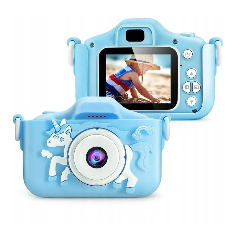 Fotocamera Digitale Extralink Kids H29 Single Blu, 1080P 30fps, Display da 2.0" - Immagine 2