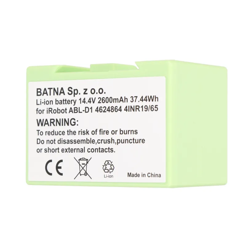 ROOMBA E5 E6 I7 14.4V 2600MAH ROBOT SI aspiratör PİLİ - Görsel 4