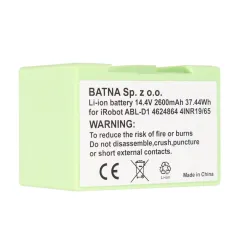 BATTERIE FÜR ROOMBA E5 E6 I7 14.4V 2600MAH - Bild 5