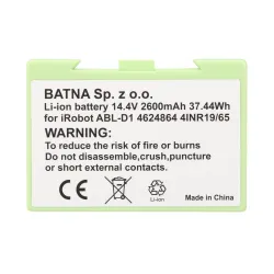 BATTERIE FÜR ROOMBA E5 E6 I7 14.4V 2600MAH - Bild 6