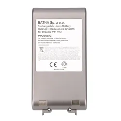 Batteria DREAME V11 V12 V11SE V12PRO V16 25.2V 2500mAh - Immagine 2