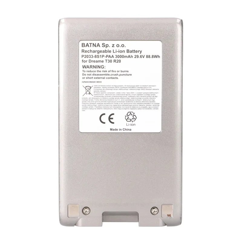 Baterie DREAME T30 R20 21.6V 3000mAh - Obrázek 2