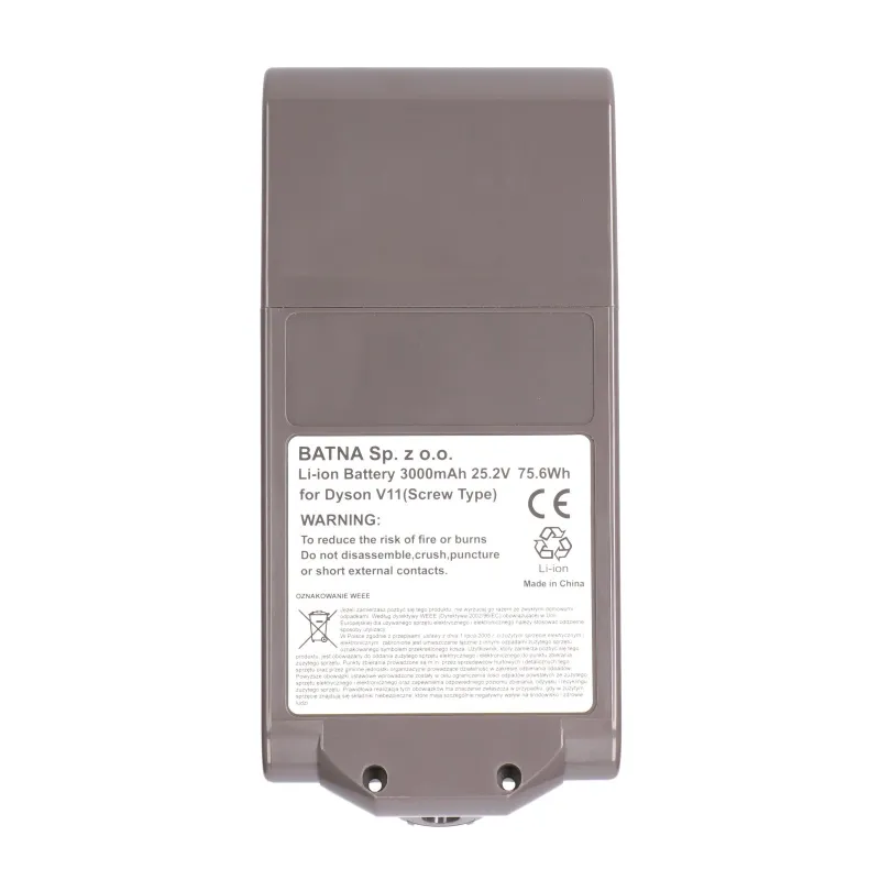 DYSON V11 BATTERY (SCREW TYPE) 25.2V 3000MAH - Image 2