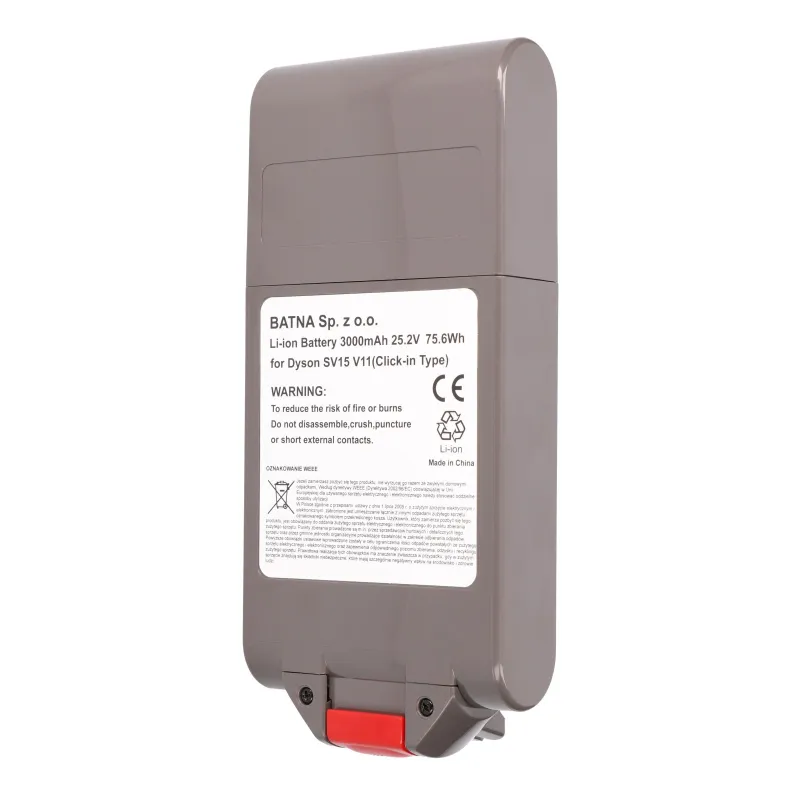 Extralink | Bateria, akumulator do odkurzacza, zamiennik dla Dyson V11 V15 SV46 SV47 | (Click type) 25.2V 3000mAh - Zdjęcie 4