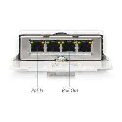 Ubiquiti N-SW | Switch | NanoSwitch, 4x RJ45 1000Mb / s PoE passivo, externo