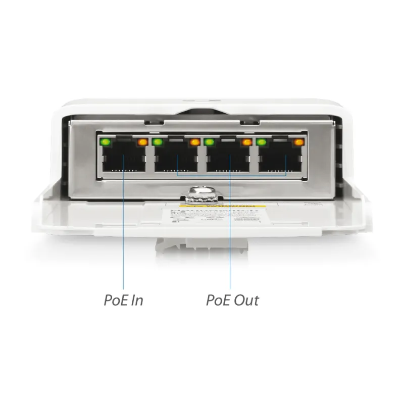 Ubiquiti N-SW | Switch | NanoSwitch, 4x RJ45 1000Mb/s Passive PoE, Externí
